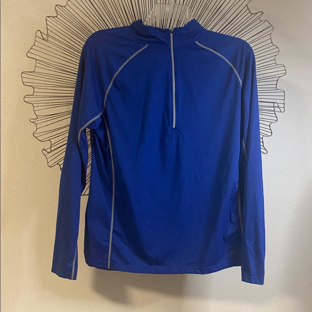 REI Base Layer Half Zip Royal Blue Shirt Men’s Large